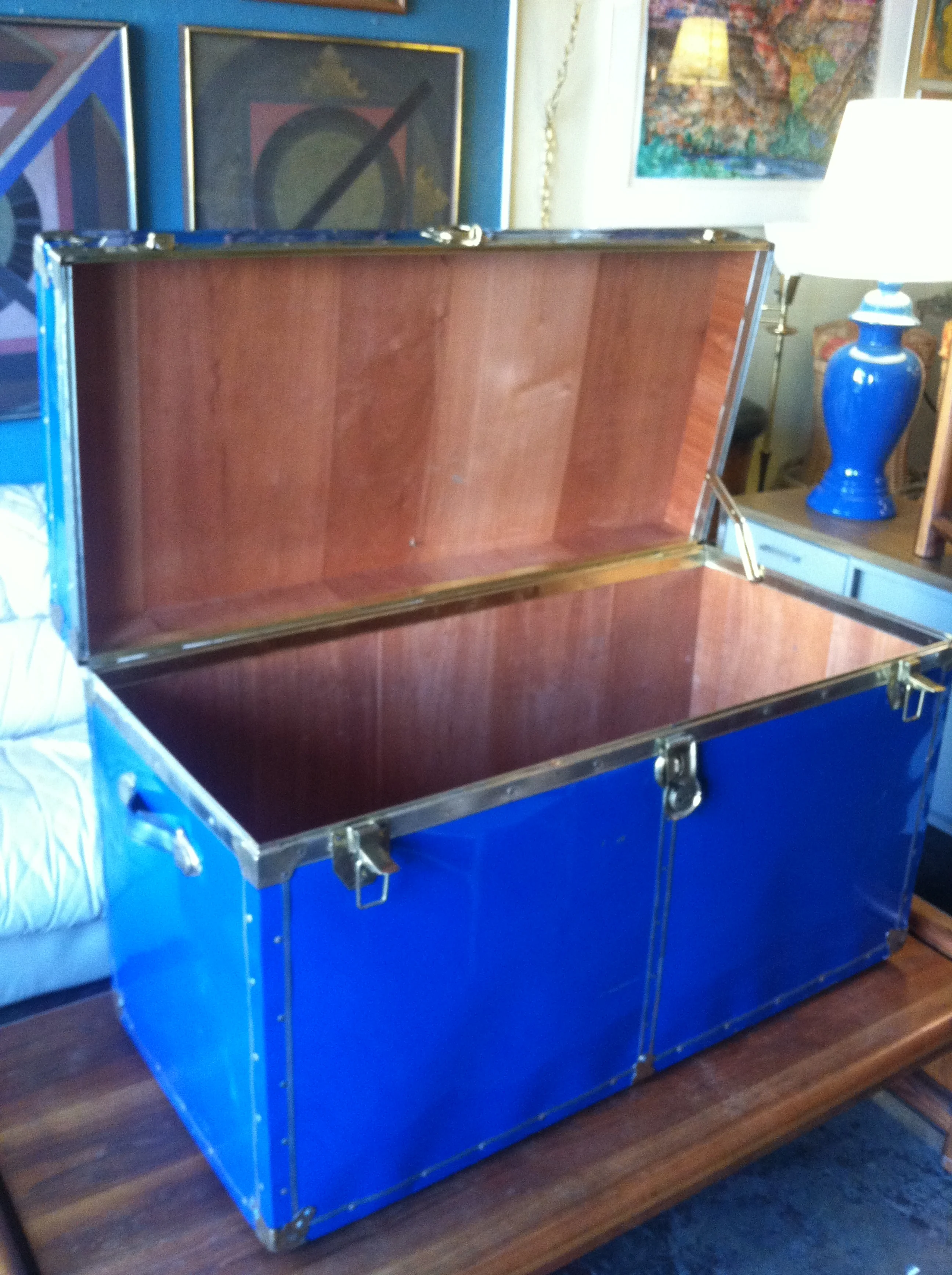 Cedar cheap lined trunk